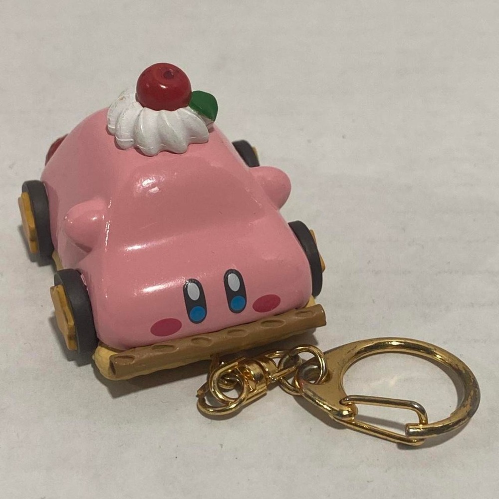 Kirby Keychain Kirby Cafe Petit Car Cake Mouthful Mode Pink Japan Exclusive